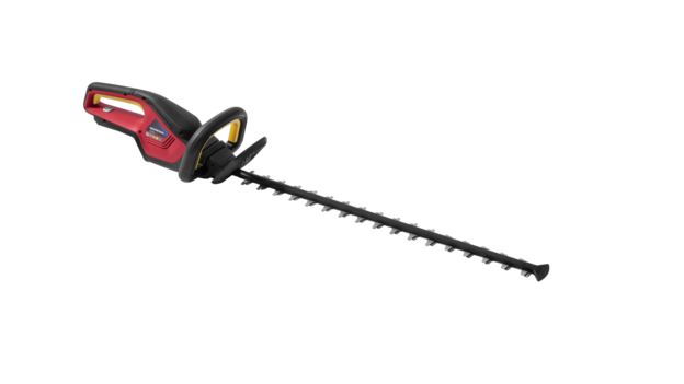 3/4 right facing hedgetrimmer.